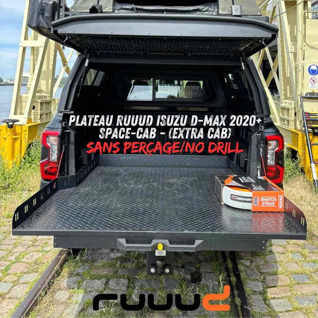 Plateau Coulissant RUUUD Isuzu D-Max 2020+ Space-Cab | Installation Sans Perçage - Isuzu Dmax 2020+