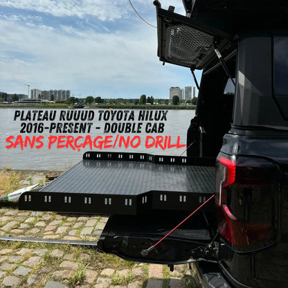 Plateau Coulissant RUUUD Toyota Hilux REVO 2016 a Present Double Cab (Sans Perçage) - Toyota Hilux 2016+