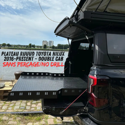Plateau Coulissant RUUUD Toyota Hilux REVO 2016 a Present Double Cab (Sans Perçage) - Toyota Hilux 2016+