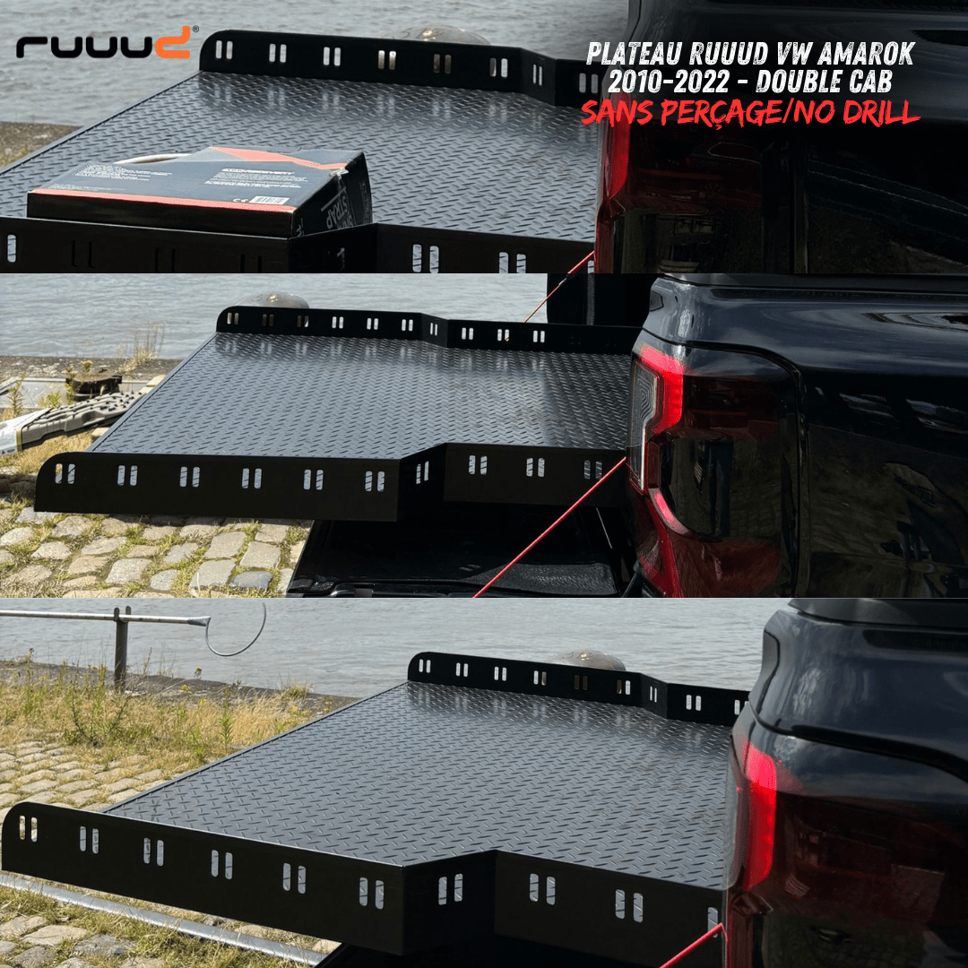 Plateau Coulissant RUUUD VW Amarok 2010-2022 Double Cab - VW Amarok 2011-2022