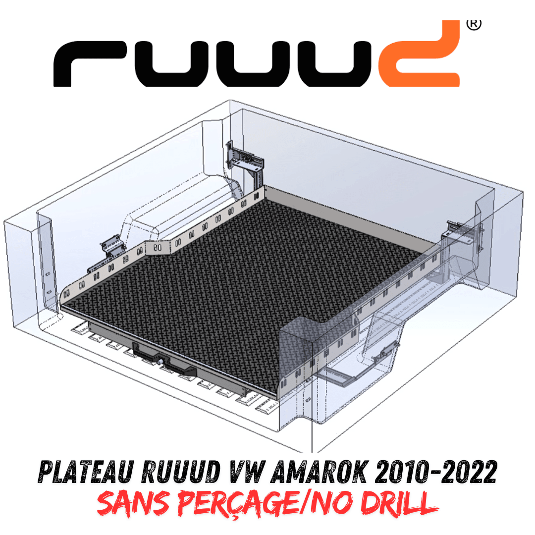Plateau Coulissant RUUUD VW Amarok 2010-2022 Double Cab - VW Amarok 2011-2022