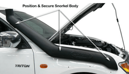 Snorkel SAFARI 4x4 - Mitsubishi Triton/L200 2006 à 2015 - Mitsubishi L200 2005-2015