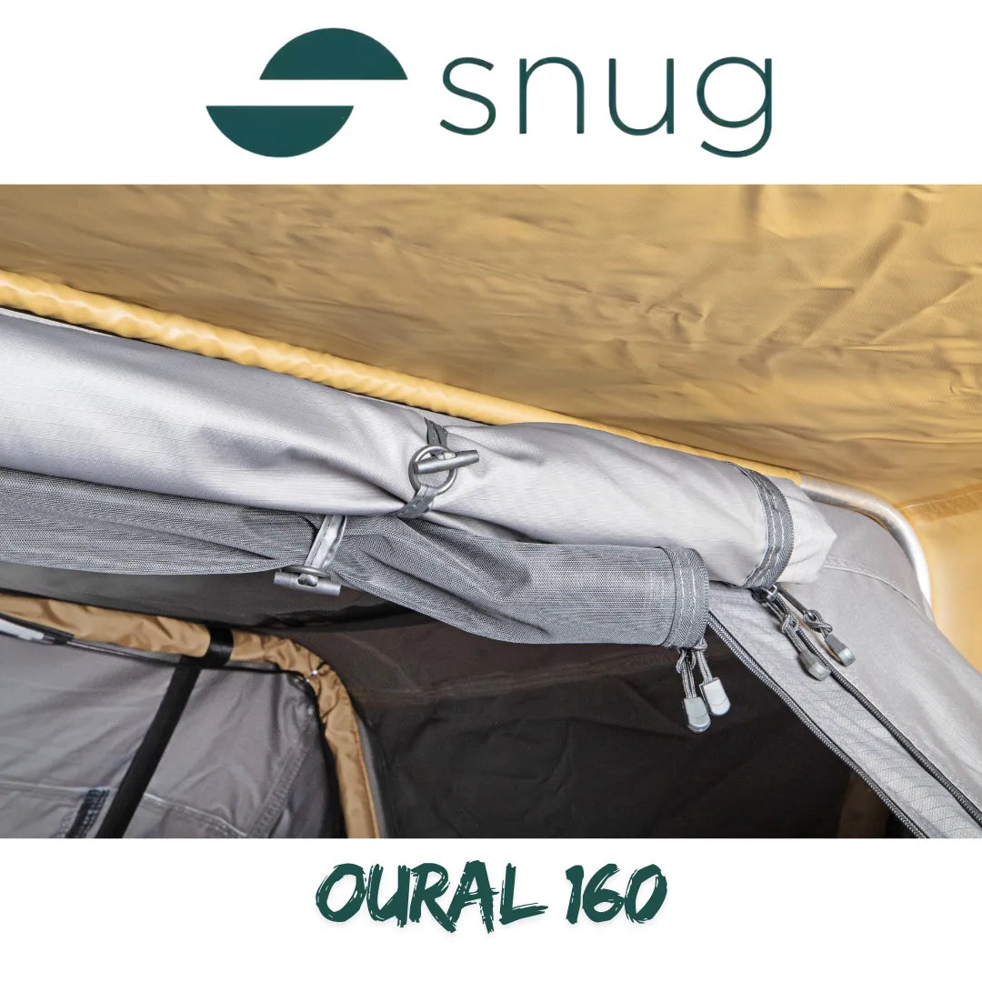 Tente de toit Souple SNUG OURAL 160 (163 x 240 x 126 cm) - BYD Shark 2024+