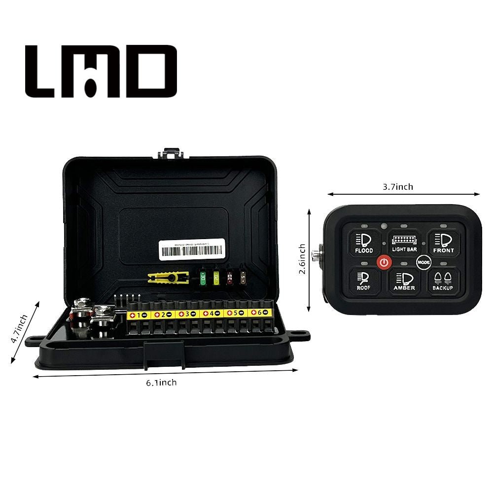 Switch Panel Lumidrive 12V : Centralisez l'Électricité de Votre 4x4 Xperts 4x4
