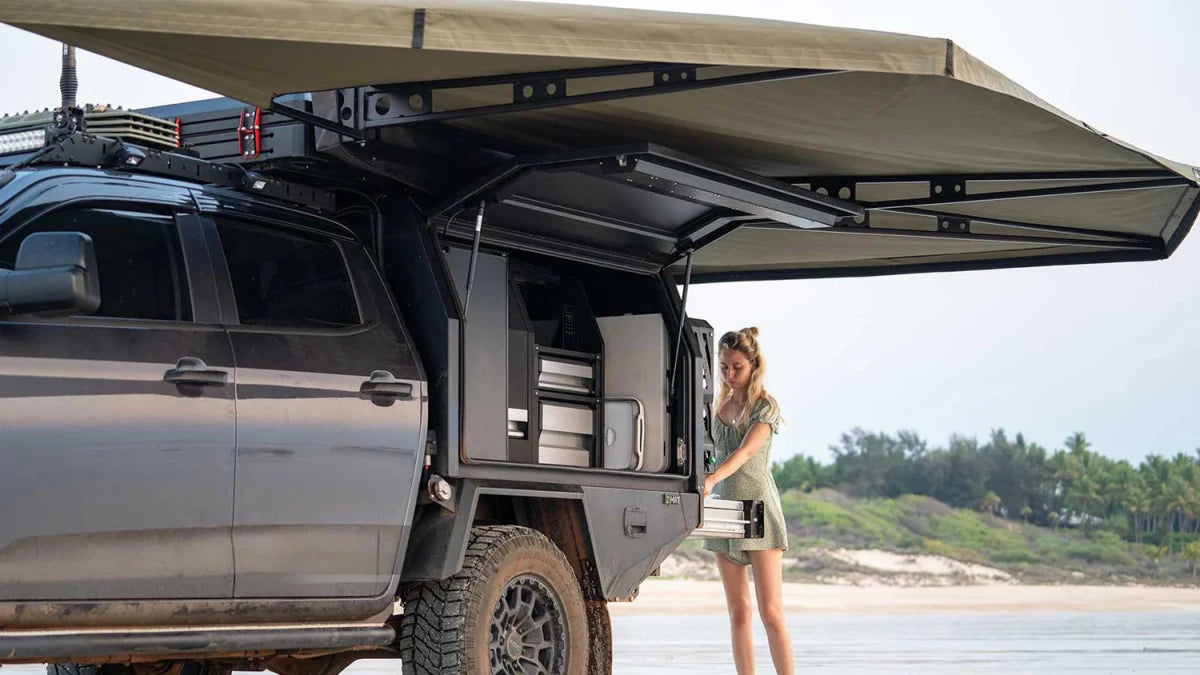 Auvent 270° XT MAX The Bush Company – Auto-Portant 4x4 - BYD Shark 2024+