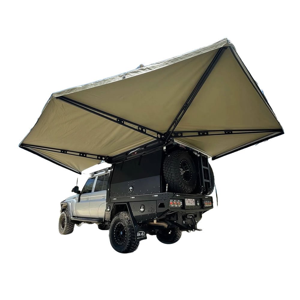 Auvent 270° XT MAX The Bush Company – Auto-Portant 4x4 - BYD Shark 2024+