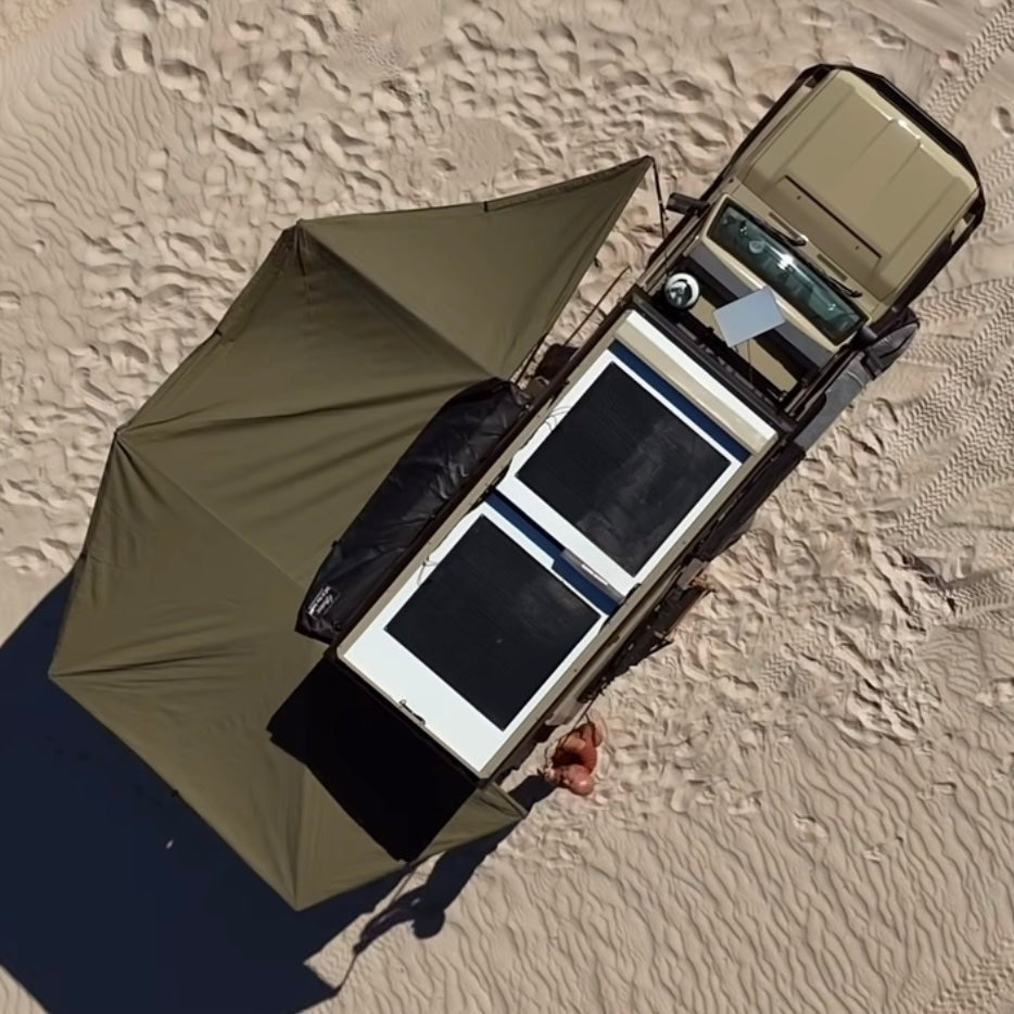 Auvent 270° XT MAX The Bush Company – Auto-Portant 4x4 - BYD Shark 2024+