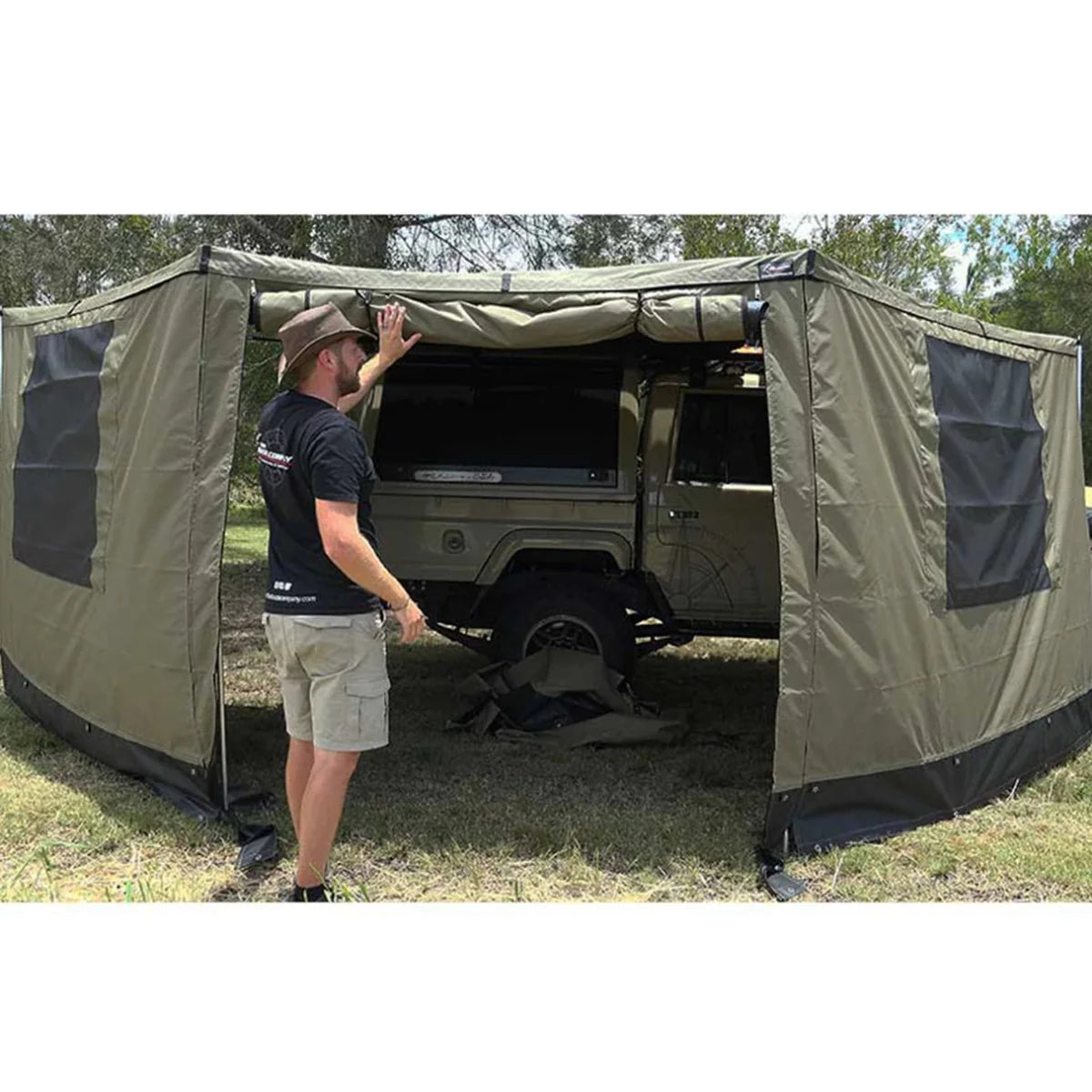 Kit Murs Latéraux pour Auvent 270° XT MAX - The Bush Company - BYD Shark 2024+