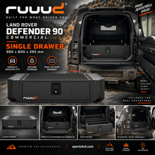 Tiroir RUUUD Defender 90 Commercial (980 x 800 x 265mm) Xperts 4x4