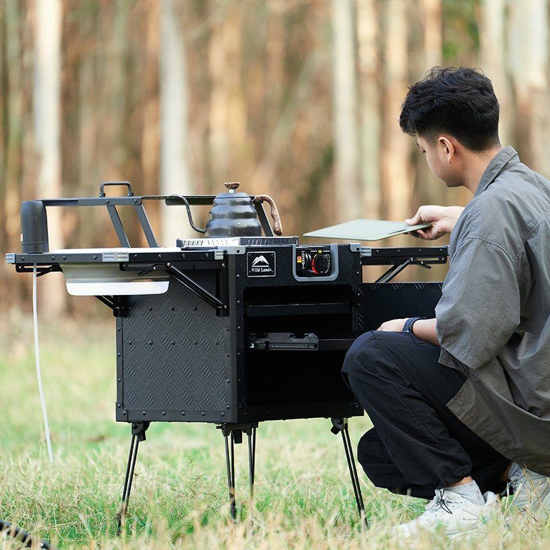 Cuisine Camping Pliable WildLand | Compacte & Tout-en-Un - BYD Shark 2024+
