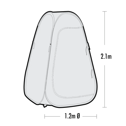 Cabine de Douche Exterieur | Deluxe Speedy 120 x 210cm - BYD Shark 2024+