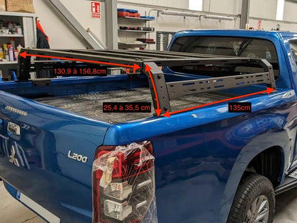 Rack de Benne Universel Mi-Hauteur Acier Modulaire Off-Road - Ford Ranger 2012-2022