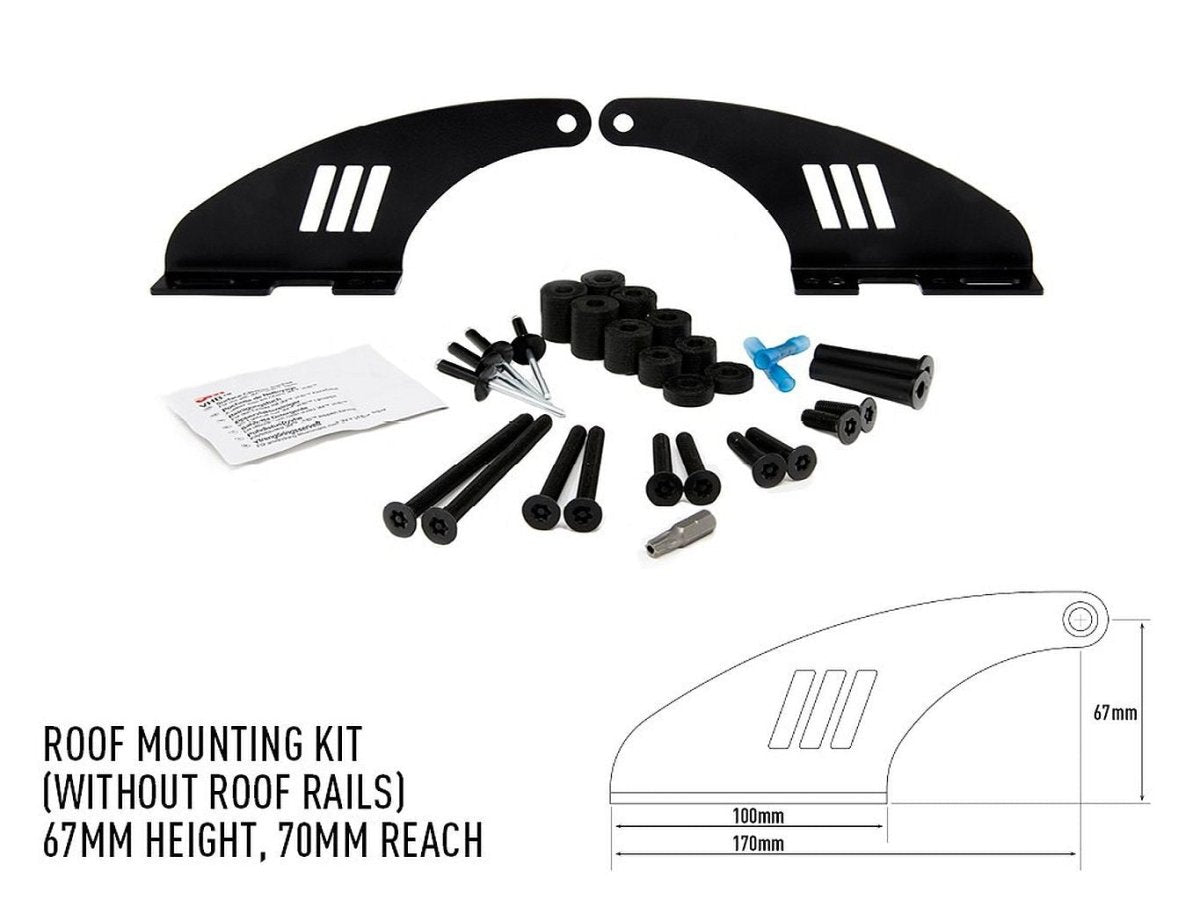Avant toit Kit de montage-67mm LAZER LAMPS - BYD Shark 2024+