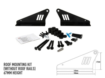 Toit Kit de montage- 67mm LAZER LAMPS - BYD Shark 2024+