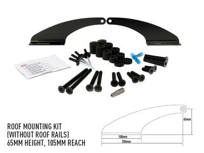 Toit Kit de montage avant (sans rails) 65mm hauteur LAZER LAMPS - BYD Shark 2024+