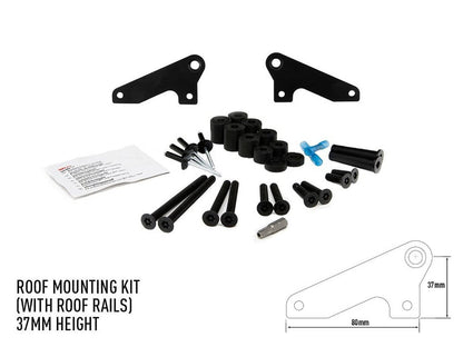 Toit rail Kit de montage- 37mm LAZER LAMPS - BYD Shark 2024+