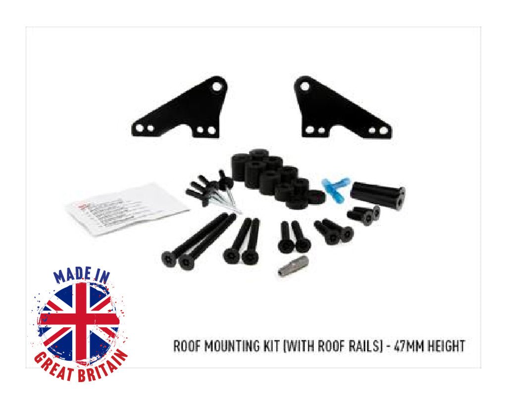 Toit rail Kit de montage- 47mm LAZER LAMPS - BYD Shark 2024+