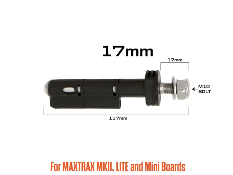 Fixation rapide Maxtrax MKII - Set de 4 pièces - Longueur filetage 17mm - BYD Shark 2024+