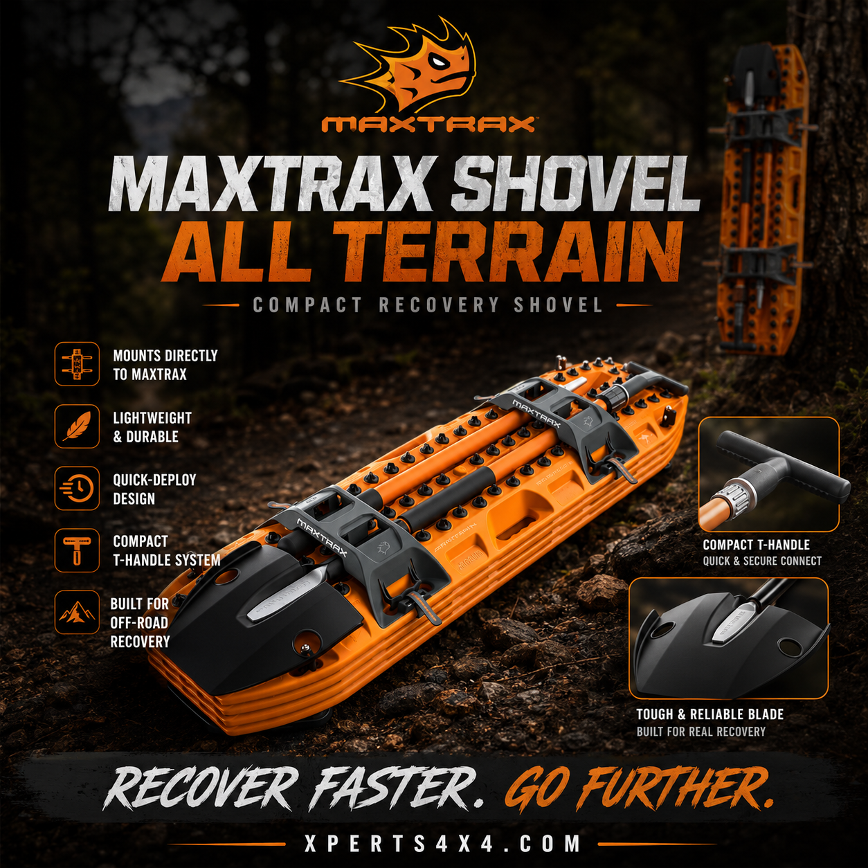 Pelle Maxtrax Recovey showel All-Terrain - BYD Shark 2024+