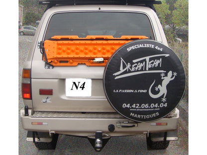 Support de plaques à sable Maxtrax sur le hayon pour Toyota HDJ80 N4-Offroad - Toyota HDJ80