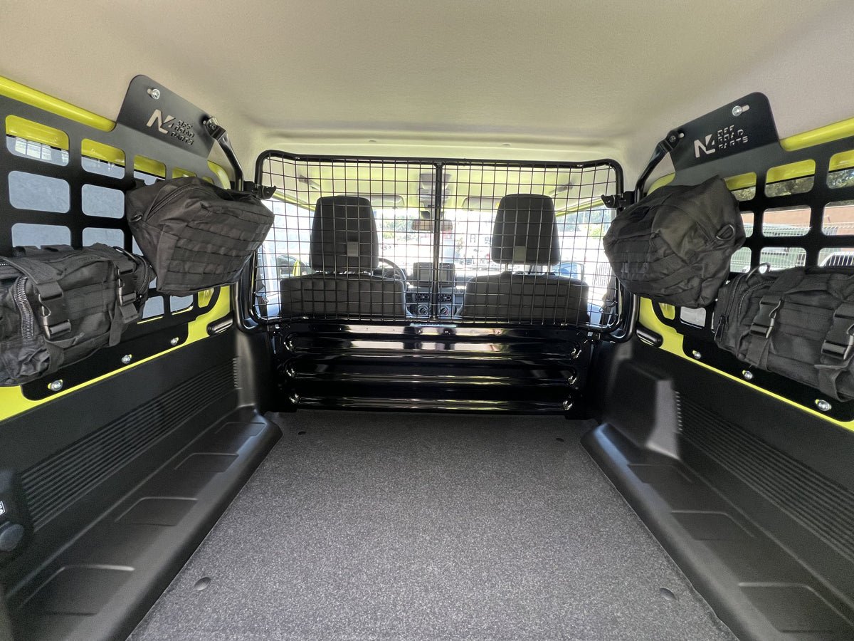Kit supports accessoires MOLLE intérieur vitres arrière Suzuki Jimny 2018+ N4-Offroad - Suzuki Jimny 2018+