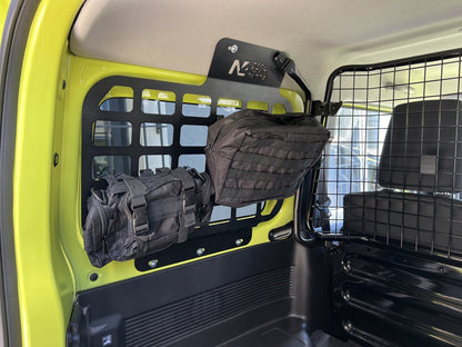 Kit supports accessoires MOLLE intérieur vitres arrière Suzuki Jimny 2018+ N4-Offroad - Suzuki Jimny 2018+