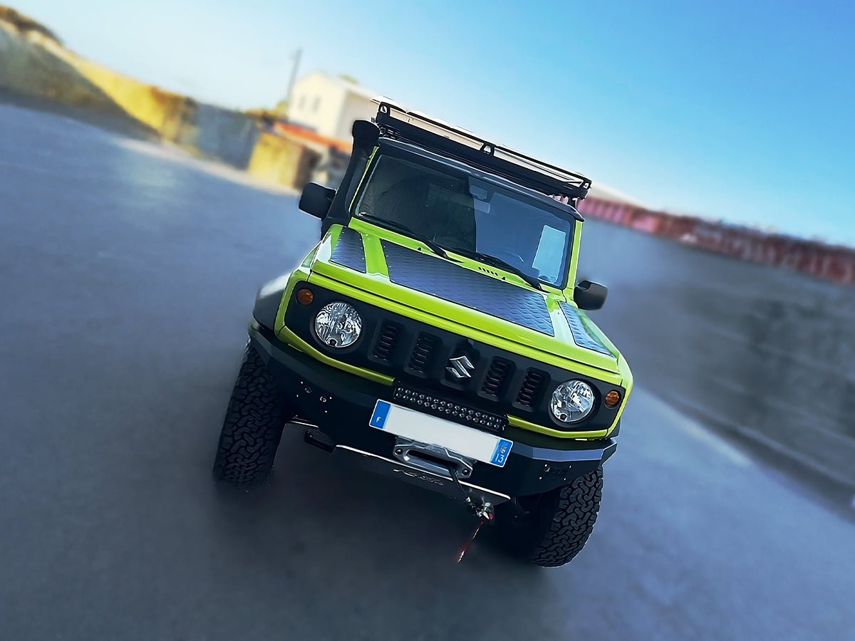 Protection capot aluminium strié 2mm Suzuki Jimny 2018+ N4-Offroad - Suzuki Jimny 2018+