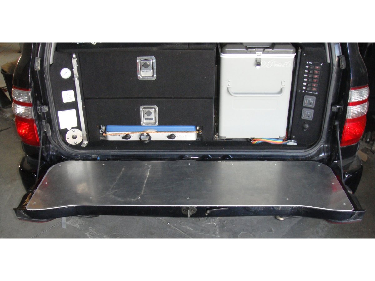 Protection de hayon en aluminium de 2.5mm pour Toyota Land Cruiser HDJ100 HZJ105 N4-Offroad - Toyota HDJ100