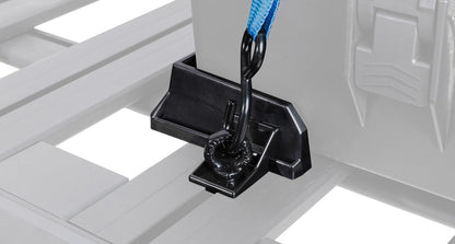 Kit de 4 coins avec anneaux Zwiftlock et sangles de fixation éléments sur galerie. - RHINO-RACK - BYD Shark 2024+