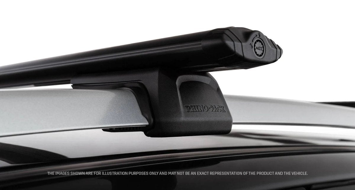 Kit RX100 Pieds pour Barres longitudinales (kit de 4x unites) - RHINO-RACK - Dacia Duster 2010-2023