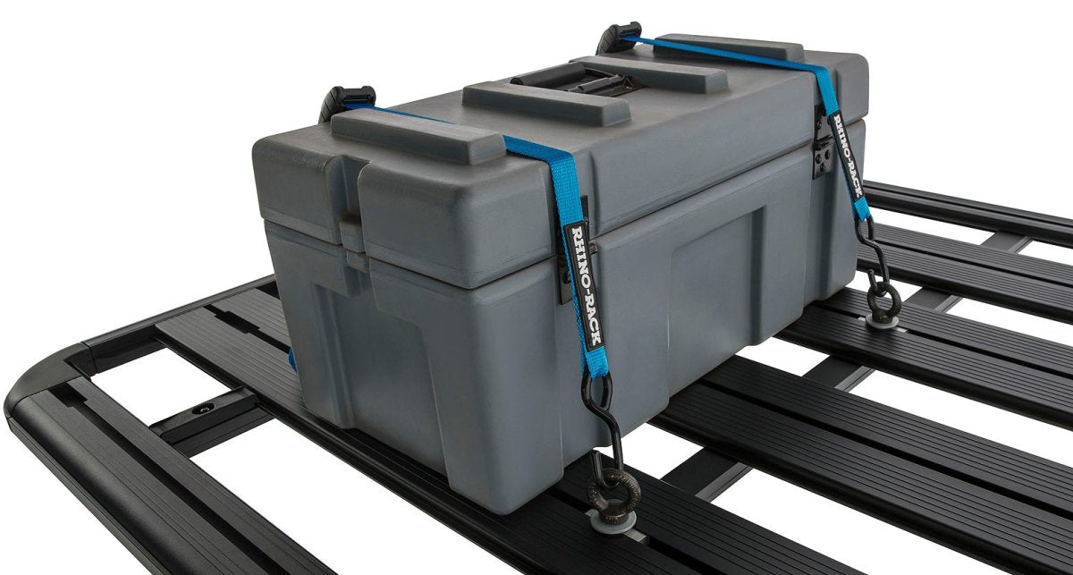 Paire sangles à came bleue 3m avec crochets - RHINO-RACK - BYD Shark 2024+