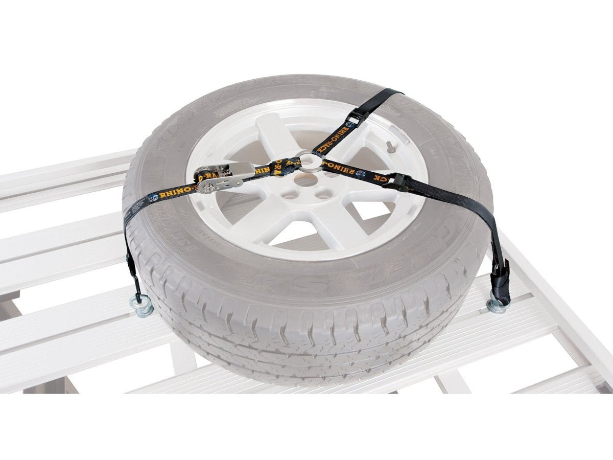 Porte roue pour galerie pioneer (par sangle) - RHINO-RACK - BYD Shark 2024+