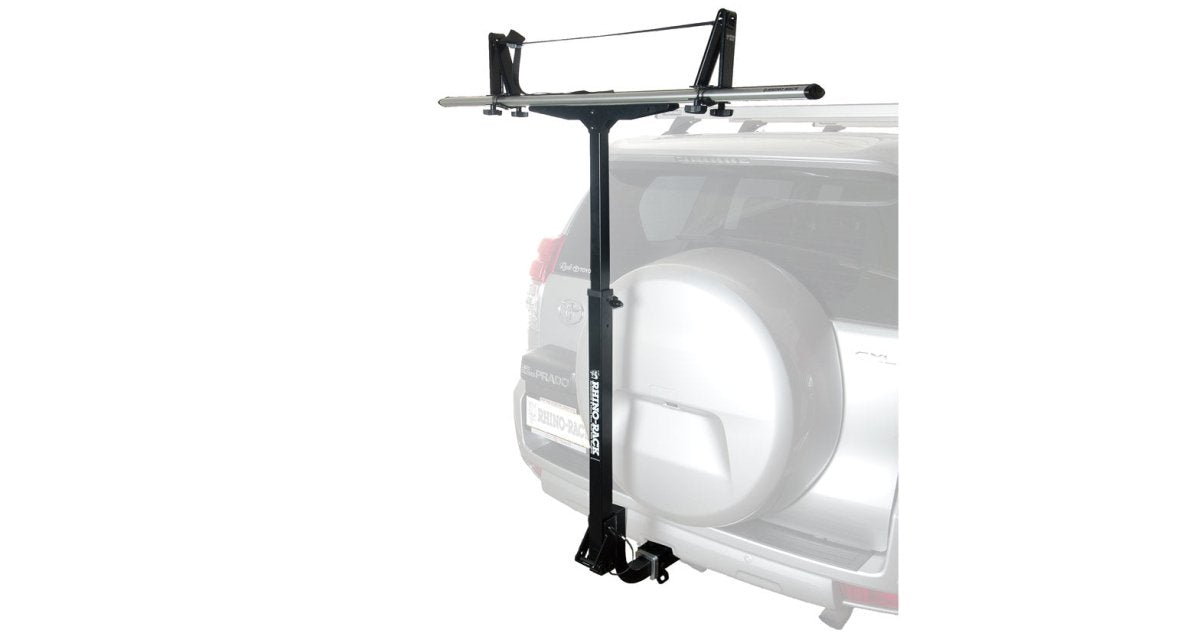 T LOAD lève kayak sur attelage carré Hitch Mount avec kit sangle RTLK - RHINO-RACK - BYD Shark 2024+