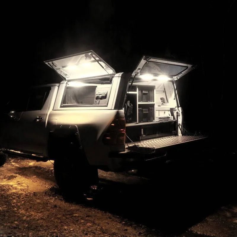 Set 2x Lumieres LED | Eclairage Interieur | Hardtop RSI Smartcap (avec Cables DIY) - Dodge RAM 1500