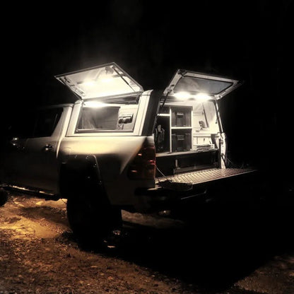 Set 2x Lumieres LED | Eclairage Interieur | Hardtop RSI Smartcap (avec Cables DIY) - Dodge RAM 1500