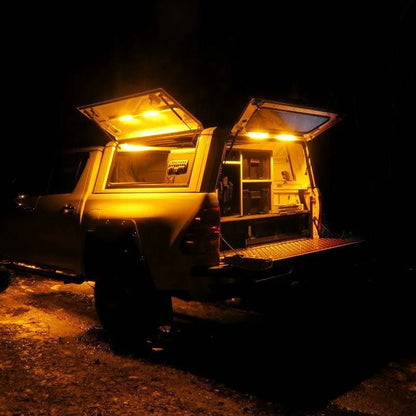 Set 2x Lumieres LED | Eclairage Interieur | Hardtop RSI Smartcap (avec Cables DIY) - Dodge RAM 1500
