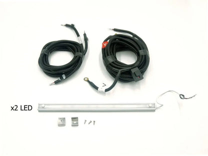 Set 2x Lumieres LED | Eclairage Interieur | Hardtop RSI Smartcap (avec Cables DIY) - Dodge RAM 1500