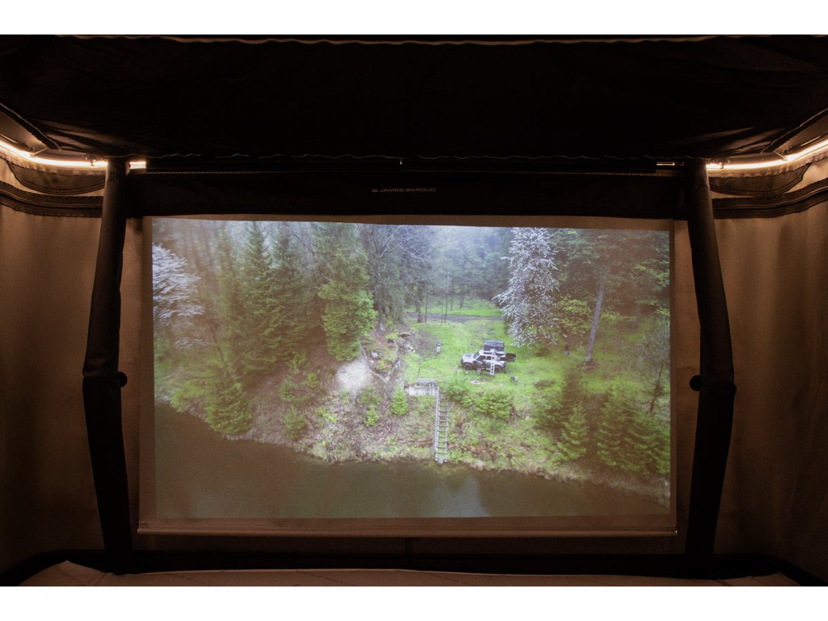 Écran de Projection Intérieur Tente James Baroud — Cinéma Bivouac - BYD Shark 2024+