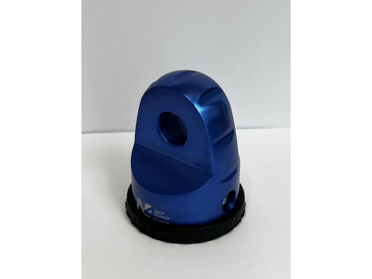 Arrêt de corde 8T en aluminium anodisé bleu pour fixation manille N4-Offroad - BYD Shark 2024+