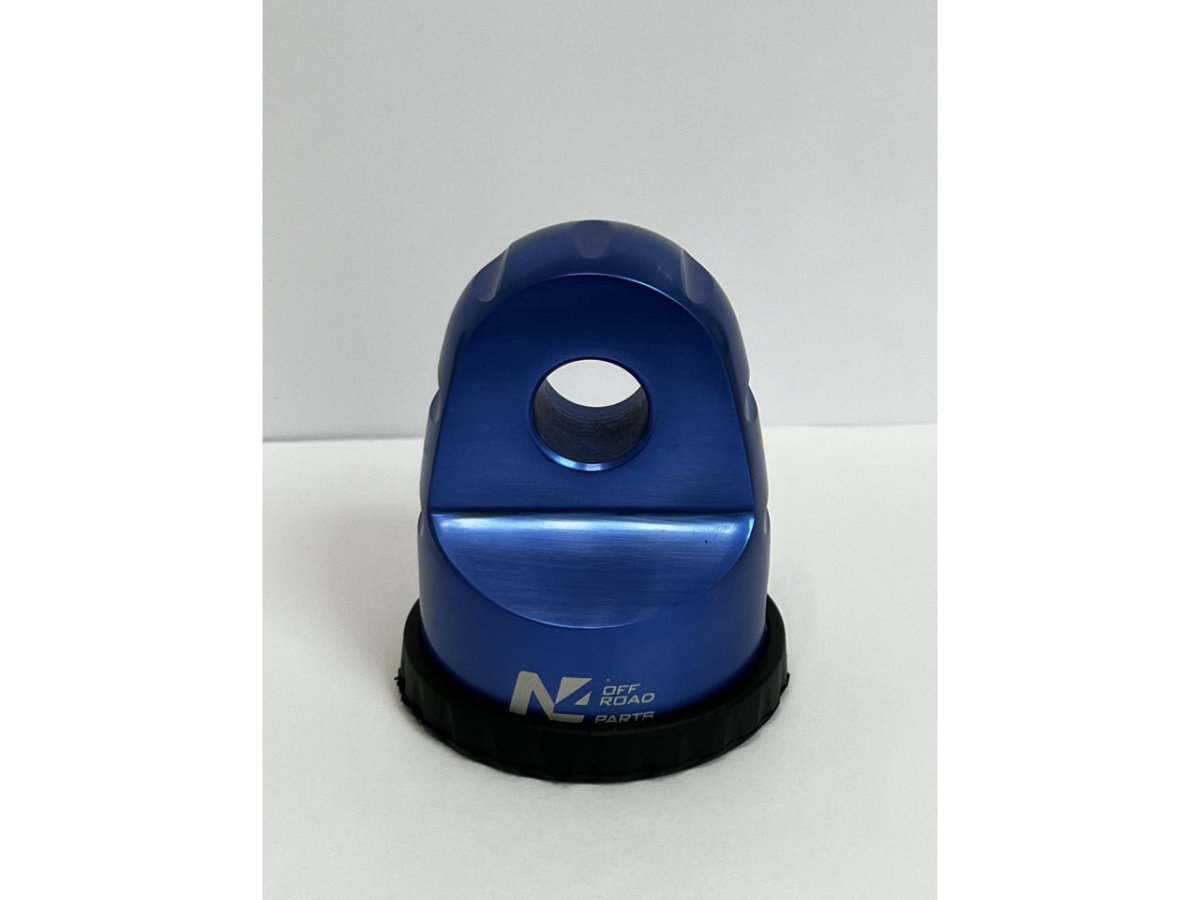 Arrêt de corde 8T en aluminium anodisé bleu pour fixation manille N4-Offroad - BYD Shark 2024+