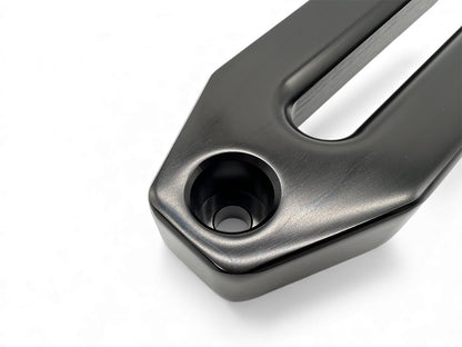 Ecubier aluminium noir pour corde de treuil synthétique N4-Offroad - BYD Shark 2024+
