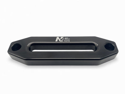 Ecubier aluminium noir pour corde de treuil synthétique N4-Offroad - BYD Shark 2024+