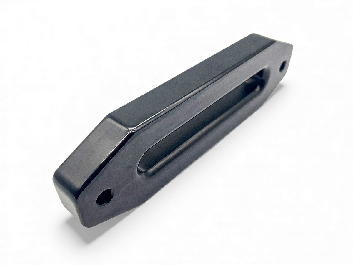 Ecubier aluminium noir pour corde de treuil synthétique N4-Offroad - BYD Shark 2024+