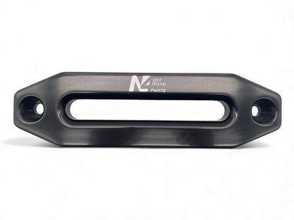 Ecubier aluminium noir pour corde de treuil synthétique N4-Offroad - BYD Shark 2024+
