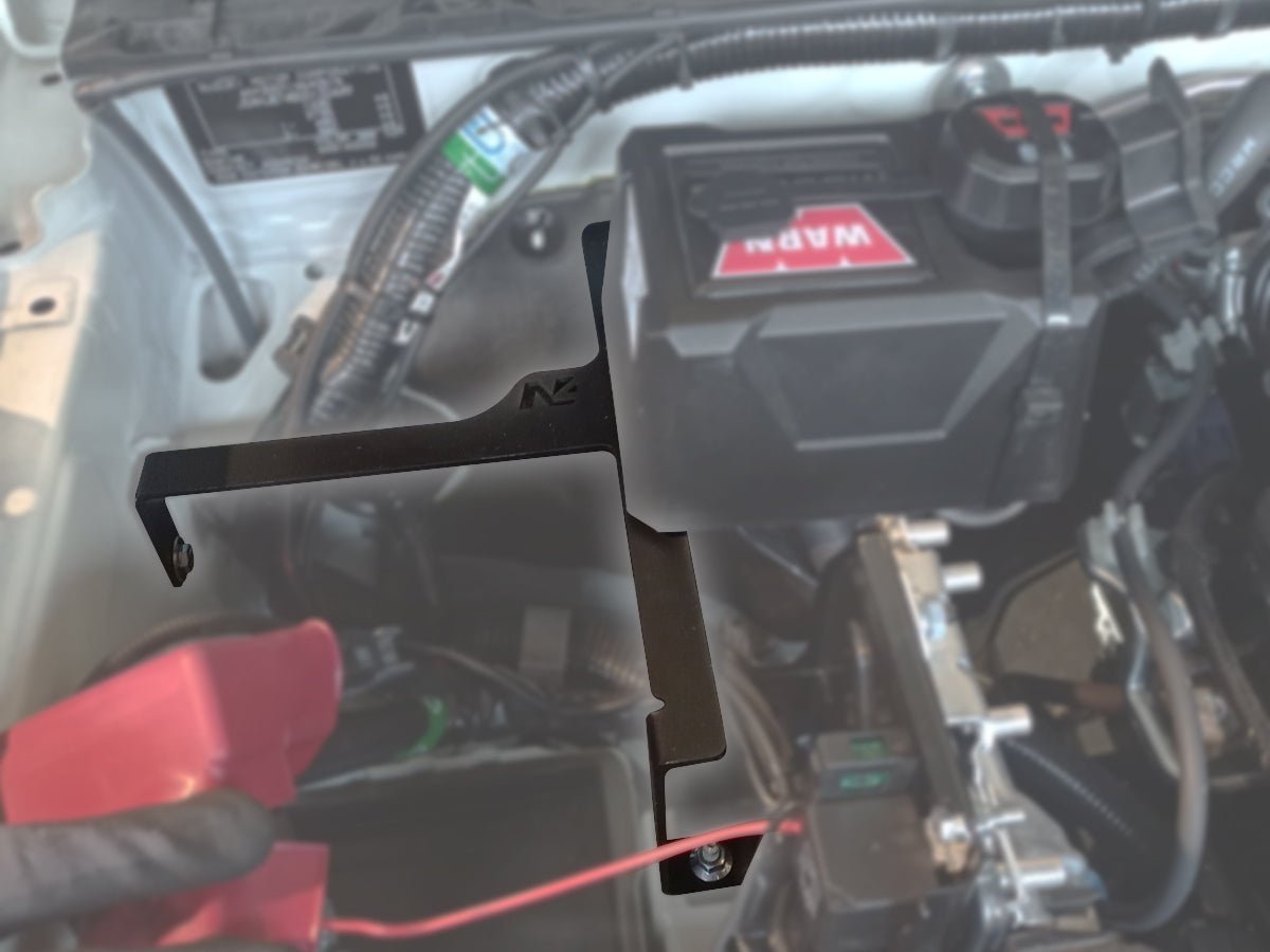 Kit support boitier relais treuil dans compartiment moteur Jimny 2018+ N4-Offroad - BYD Shark 2024+