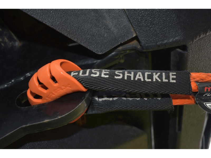 Protecteur caoutchouc orange de Manille Maxtrax Shackle shield - La paire - BYD Shark 2024+