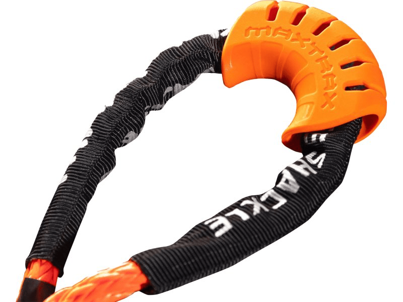 Protecteur caoutchouc orange de Manille Maxtrax Shackle shield - La paire - BYD Shark 2024+