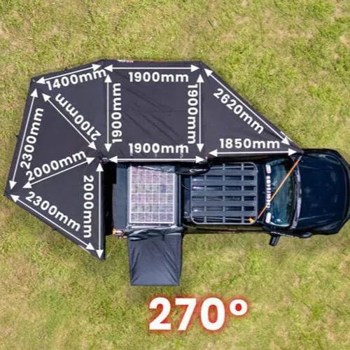 Auvent 270° XL Autoportant - YA'MATE EFS - Auvent Circulaire - BYD Shark 2024+