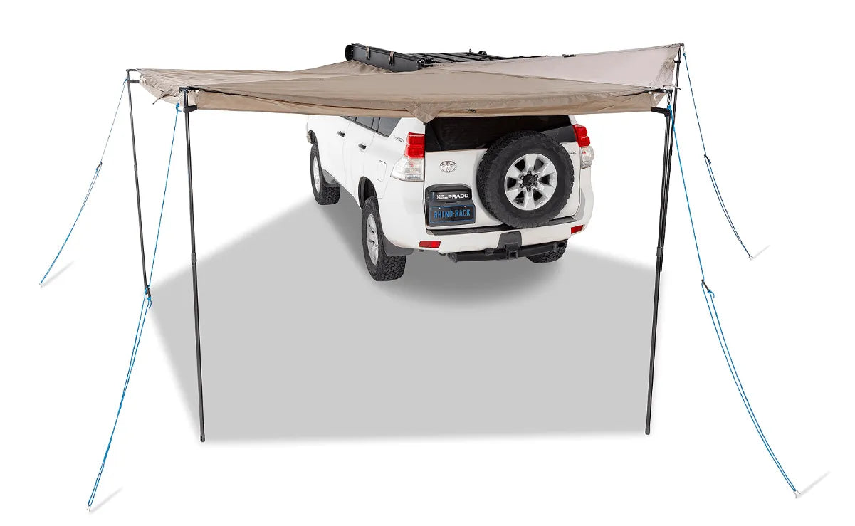 Auvent circulaire 270° Batwing 2.5m (version gauche) - avec fixations STOW IT - RHINO-RACK - BYD Shark 2024+