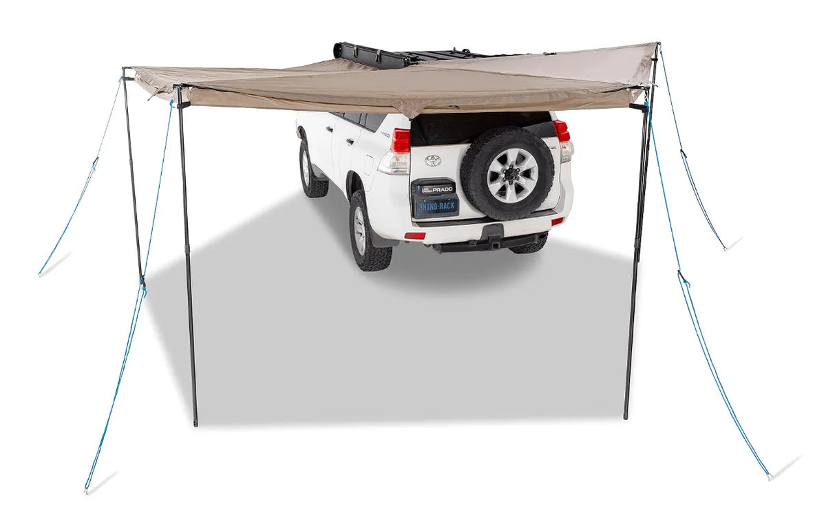 Auvent circulaire 270° Batwing 2.5m (version gauche) - avec fixations STOW IT - RHINO-RACK - BYD Shark 2024+